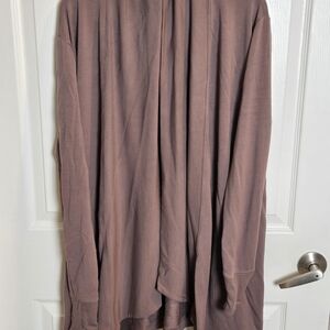 Athleta Brown Long Sleeve Cardigan Size M/T LIKE NEW